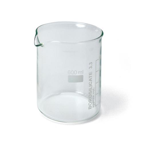 Set of 10 Beakers,600 ml, Low Form, 1002872 [U14210], 유리