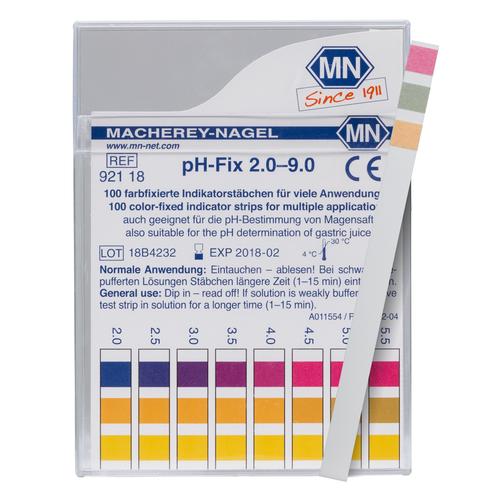 pH - Indicator Test Sticks, pH 2,0-9,0, 1021153 [W12705], 수소이온농도 및 시험지