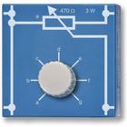 Potentiometer 470 Ohm, 1 W, P4W50, 1012935 [U333043], 플러그인 부품 시스템