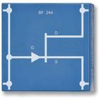 FET Transistor, BF 244, P4W50, 1012978 [U333086], 플러그인 부품 시스템